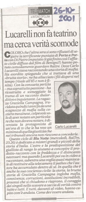 Carlo Lucarelli su carta