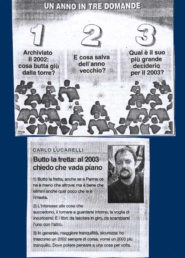 Carlo Lucarelli su carta