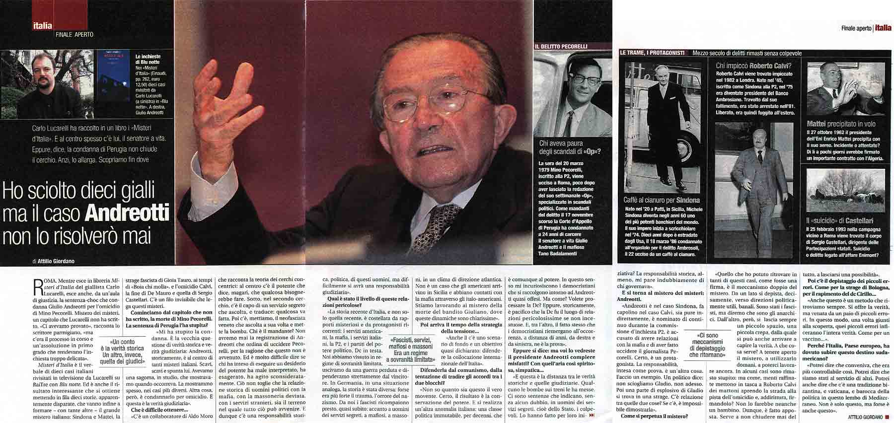 Carlo Lucarelli su carta