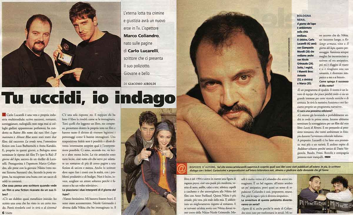 Carlo Lucarelli su carta