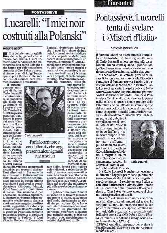 Carlo Lucarelli su carta